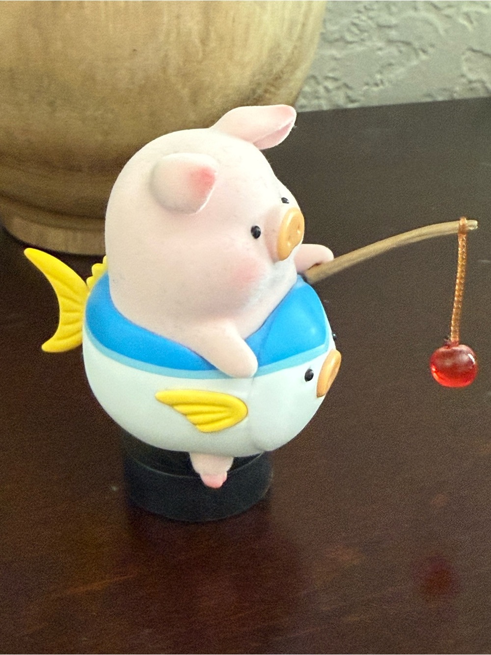 Caturday Lulu the Piggy- Fishing - Picture 4 of 7